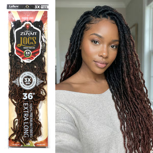 ZUVAN LOCS 3X BRAID Crochet Faux Locs 36 inches – Laflare USA