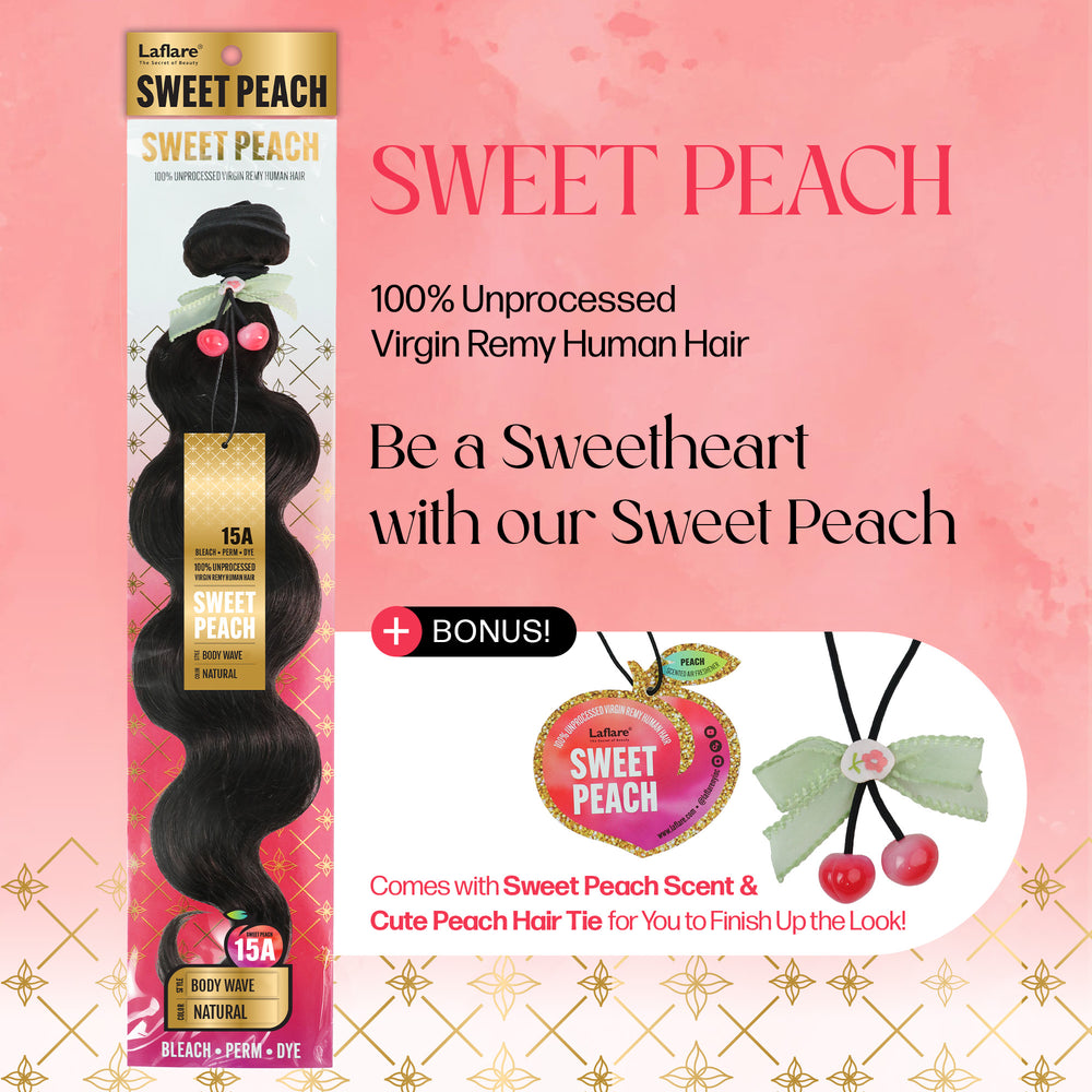 Laflare Sweet Peach 100% Unprocessed Virgin Remy Human Hair