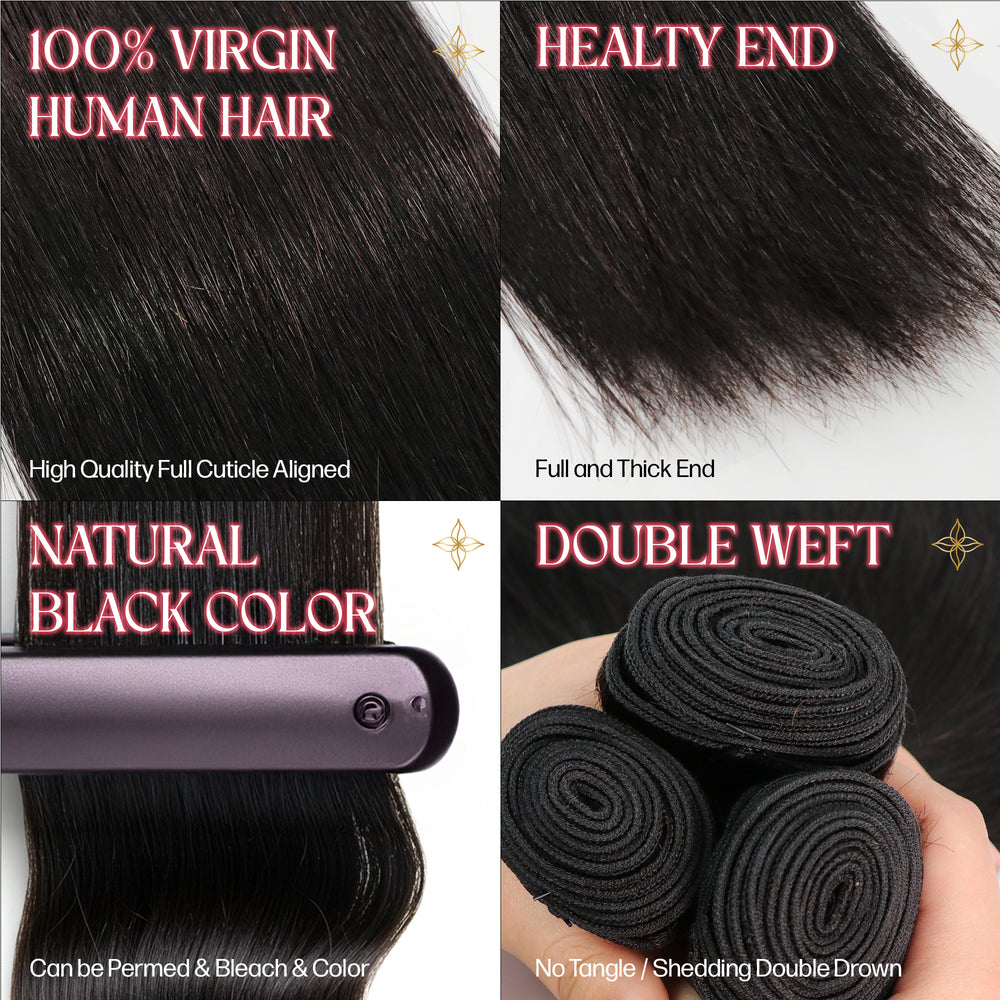 Laflare Sweet Peach 100% Unprocessed Virgin Remy Human Hair