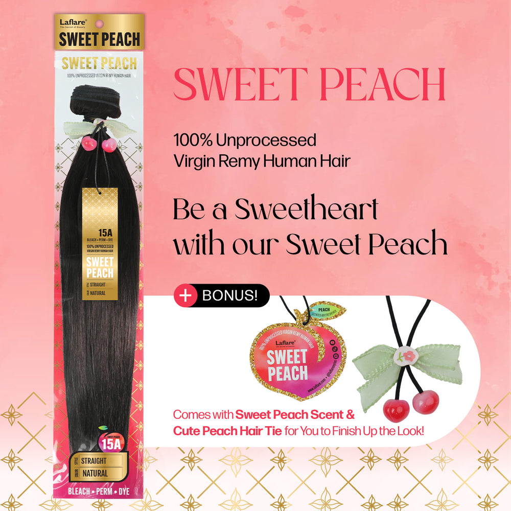 Laflare Sweet Peach 100% Unprocessed Virgin Remy Human Hair