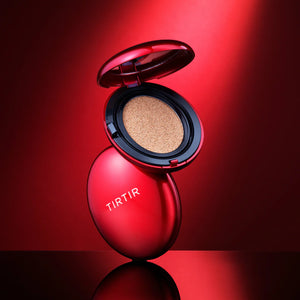 TIRTIR Mask Fit Red Cushion Foundation | Full coverage, Weightless, Skin fit, Satin Glow Finish, Korean cushion foundation | 0.63 Fl Oz