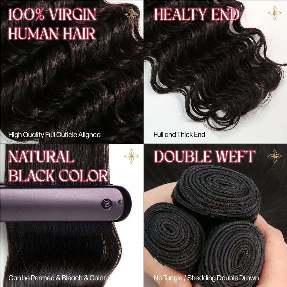 Laflare Sweet Peach 100% Unprocessed Virgin Remy Human Hair