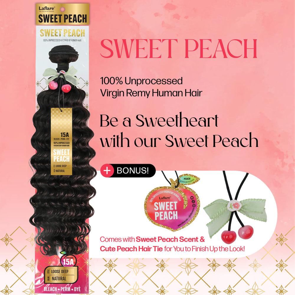 Laflare Sweet Peach 100% Unprocessed Virgin Remy Human Hair