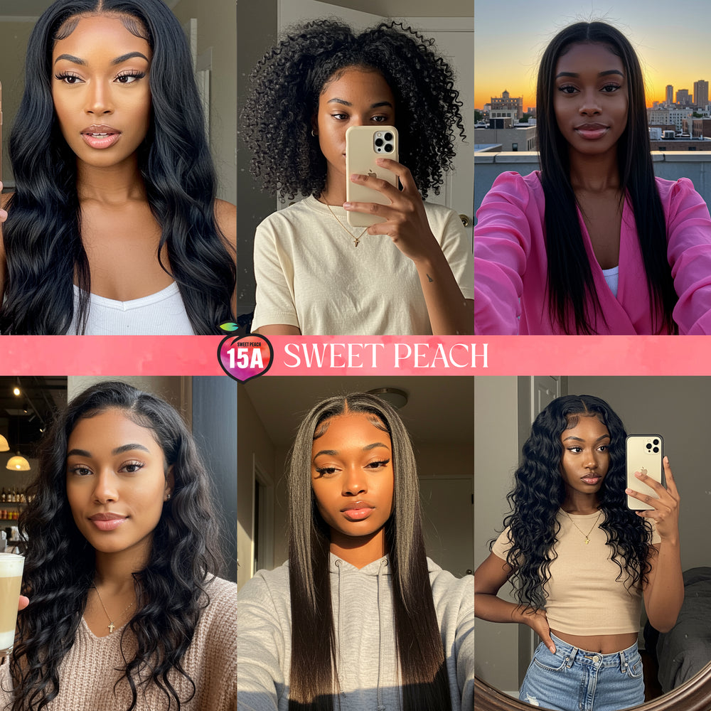 Laflare Sweet Peach 100% Unprocessed Virgin Remy Human Hair