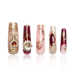 LOVFUL Verona Handmade Reusable Full Cover Press on Nails H186