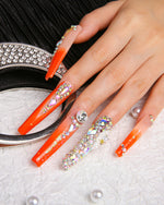 LOVFUL Sleeping Beauty Handmade Reusable Full Cover Press on Nails H74