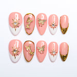 LOVFUL Queen's Gambit Handmade Reusable Full Cover Press on Nails H293