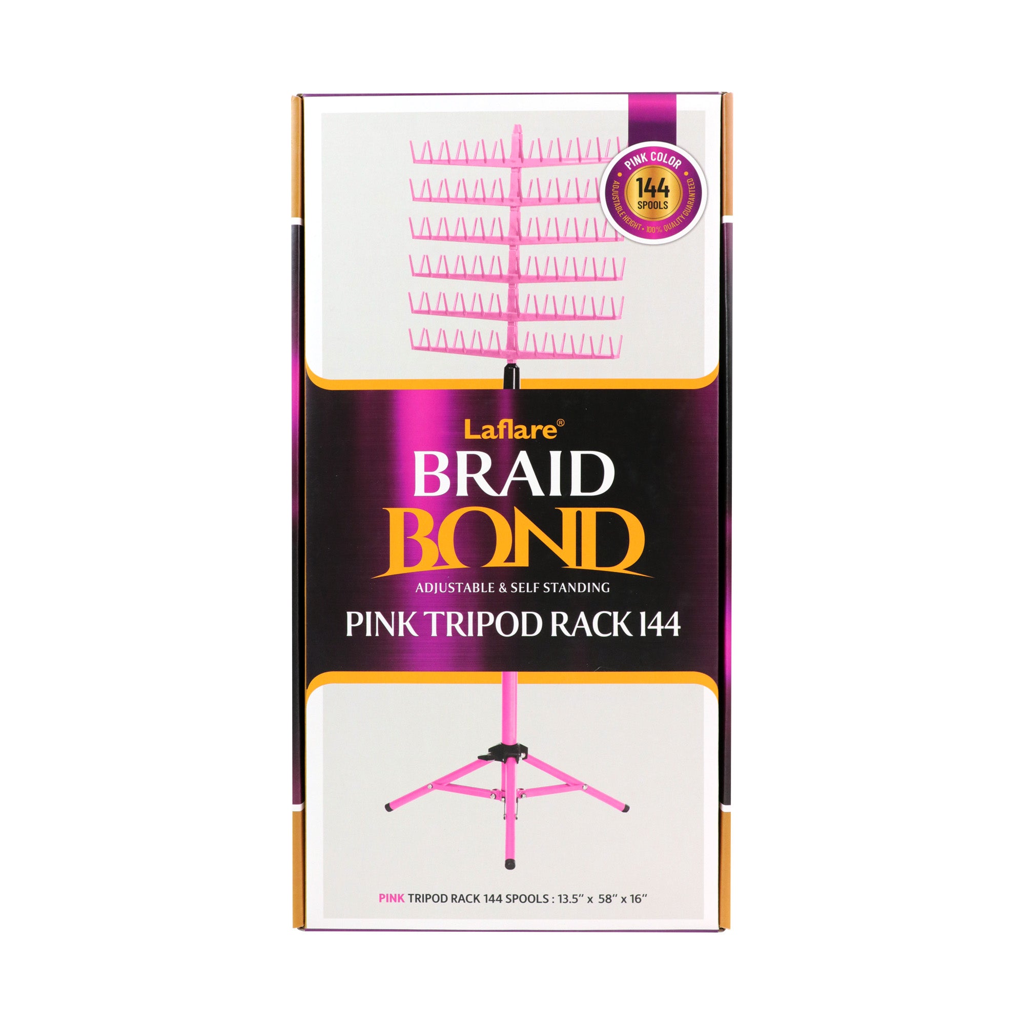 BRAID BOND TRIPOD RACK 144 PEGS BRAIDING HAIR STAND – Laflare USA