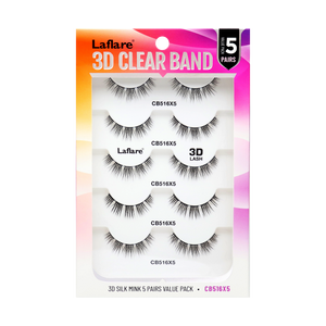 3D CLEAR BAND 5 PAIRS VALUE PACK