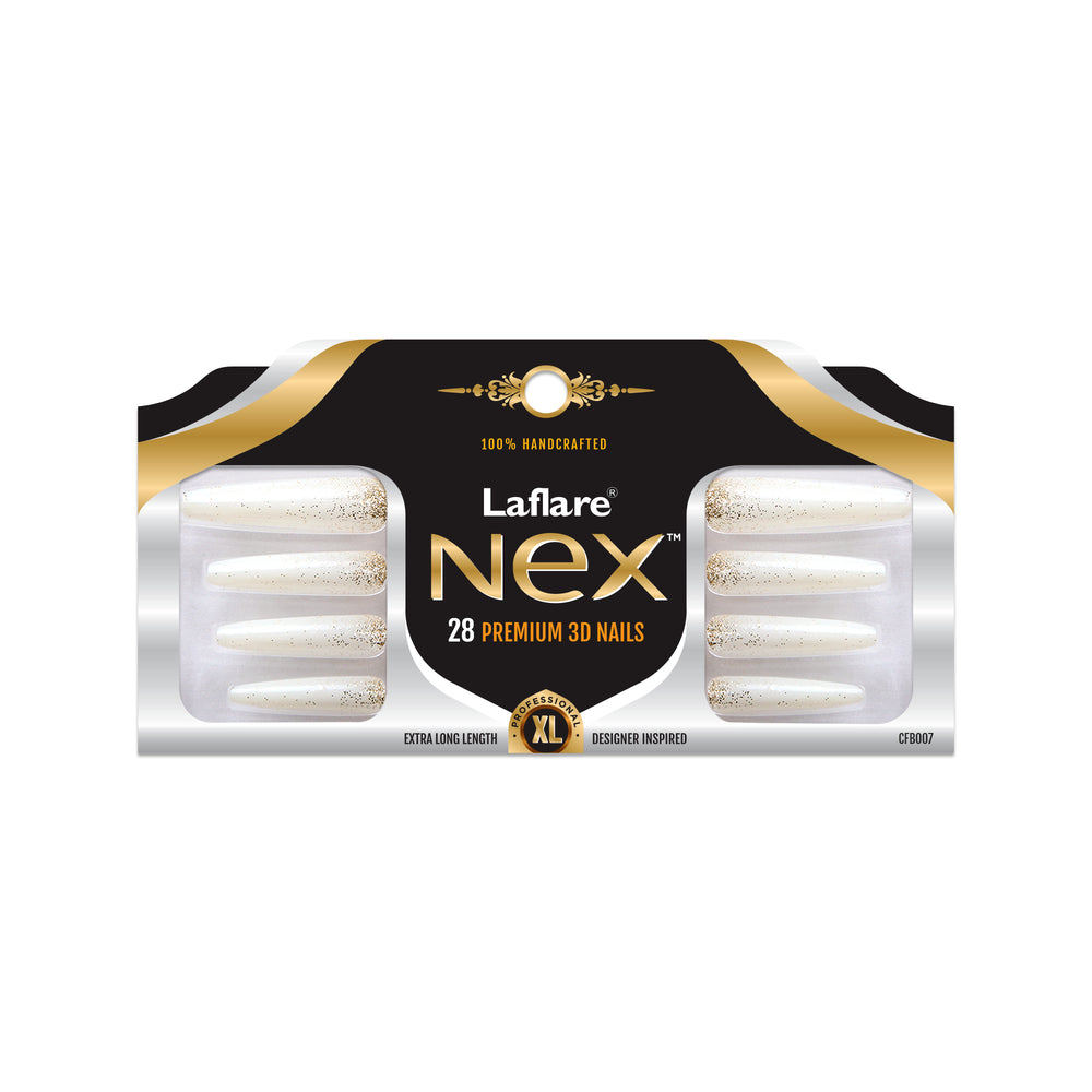 NEX NAIL TIP-EXTRA LONG_COFFIN_CFB007