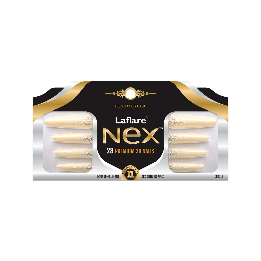 NEX NAIL TIP-EXTRA LONG_COFFIN_CFB012