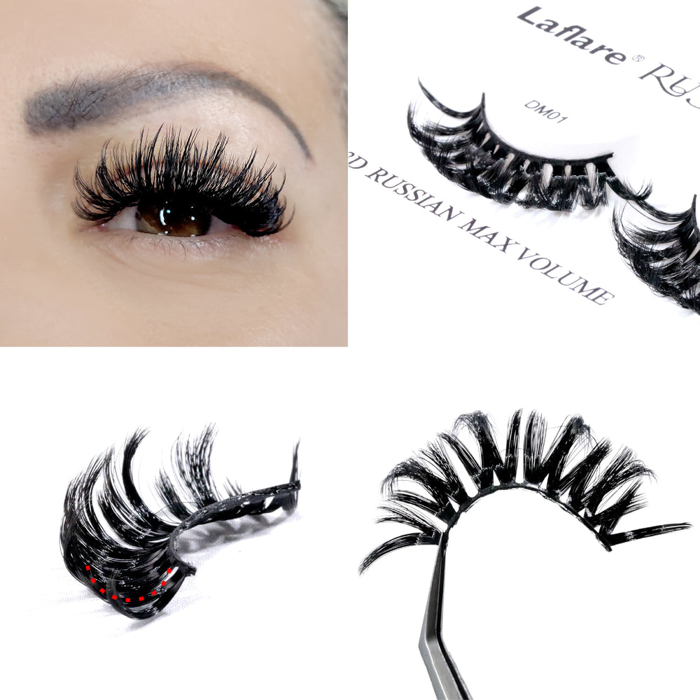 3D RUSSIAN VOLUME DD CURL HANDMADE LASH