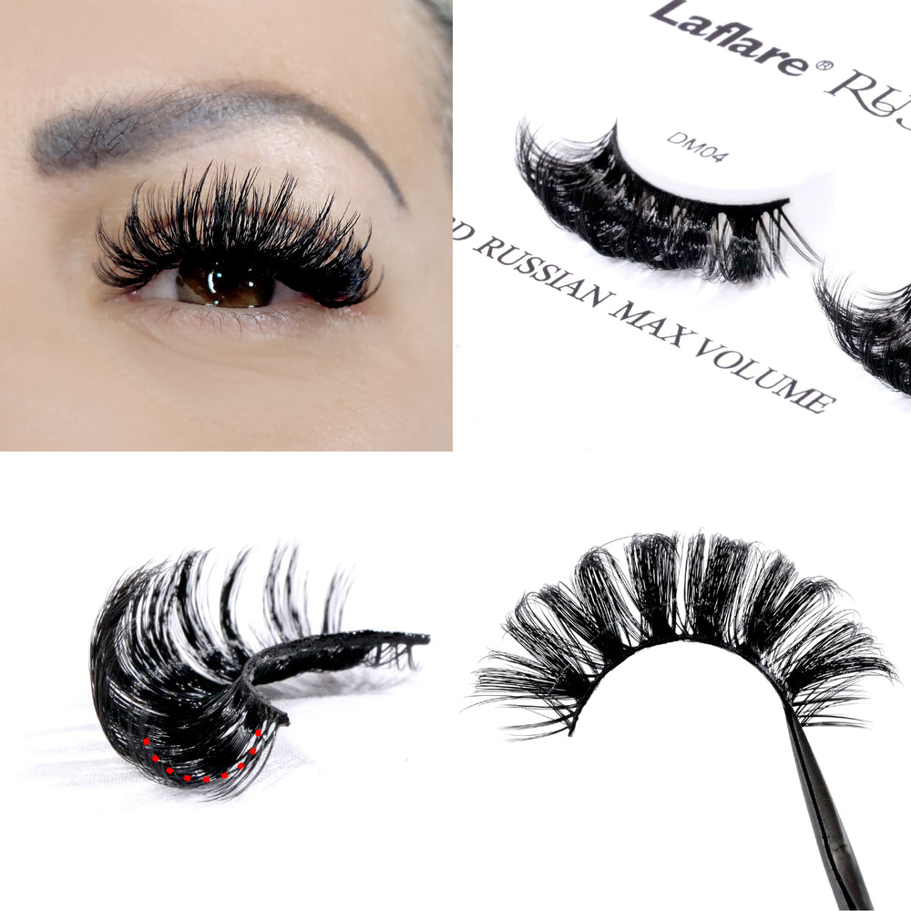 3D RUSSIAN VOLUME DD CURL HANDMADE LASH