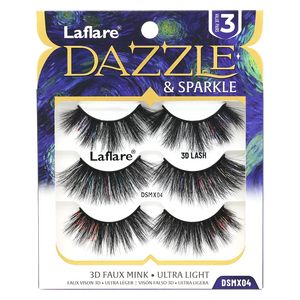 Dazzle & Sparkle Colored and Shining lashes for Halloween and Xmas