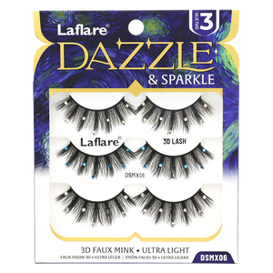 Dazzle & Sparkle Colored and Shining lashes for Halloween and Xmas