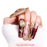 LOVFUL Verona Handmade Reusable Full Cover Press on Nails H186