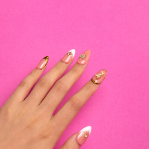 LOVFUL Queen's Gambit Handmade Reusable Full Cover Press on Nails H293
