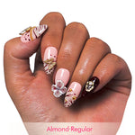 LOVFUL Mystic Garden Handmade Reusable Full Cover Press on Nails H329