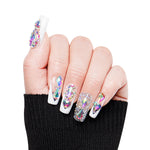 LOVFUL Aurora Light Handmade Reusable Full Cover Press on Nails H36