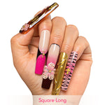 LOVFUL Empress Bloom Handmade Reusable Full Cover Press on Nails H492