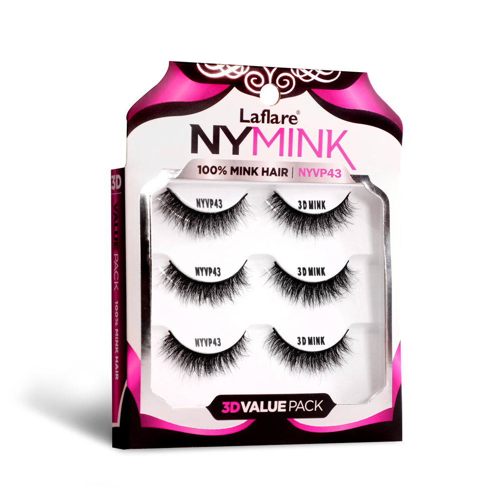 3D NY MINK 3 PAIRS VALUE PACK