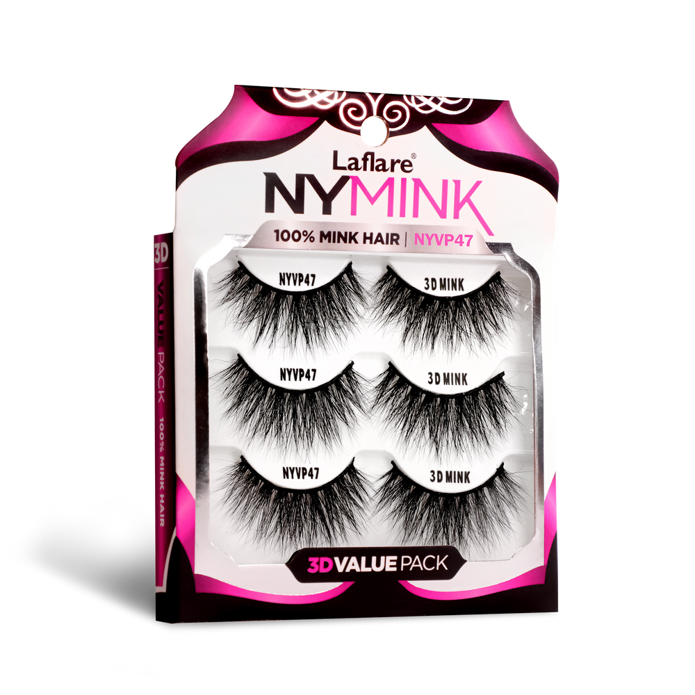 3D NY MINK 3 PAIRS VALUE PACK