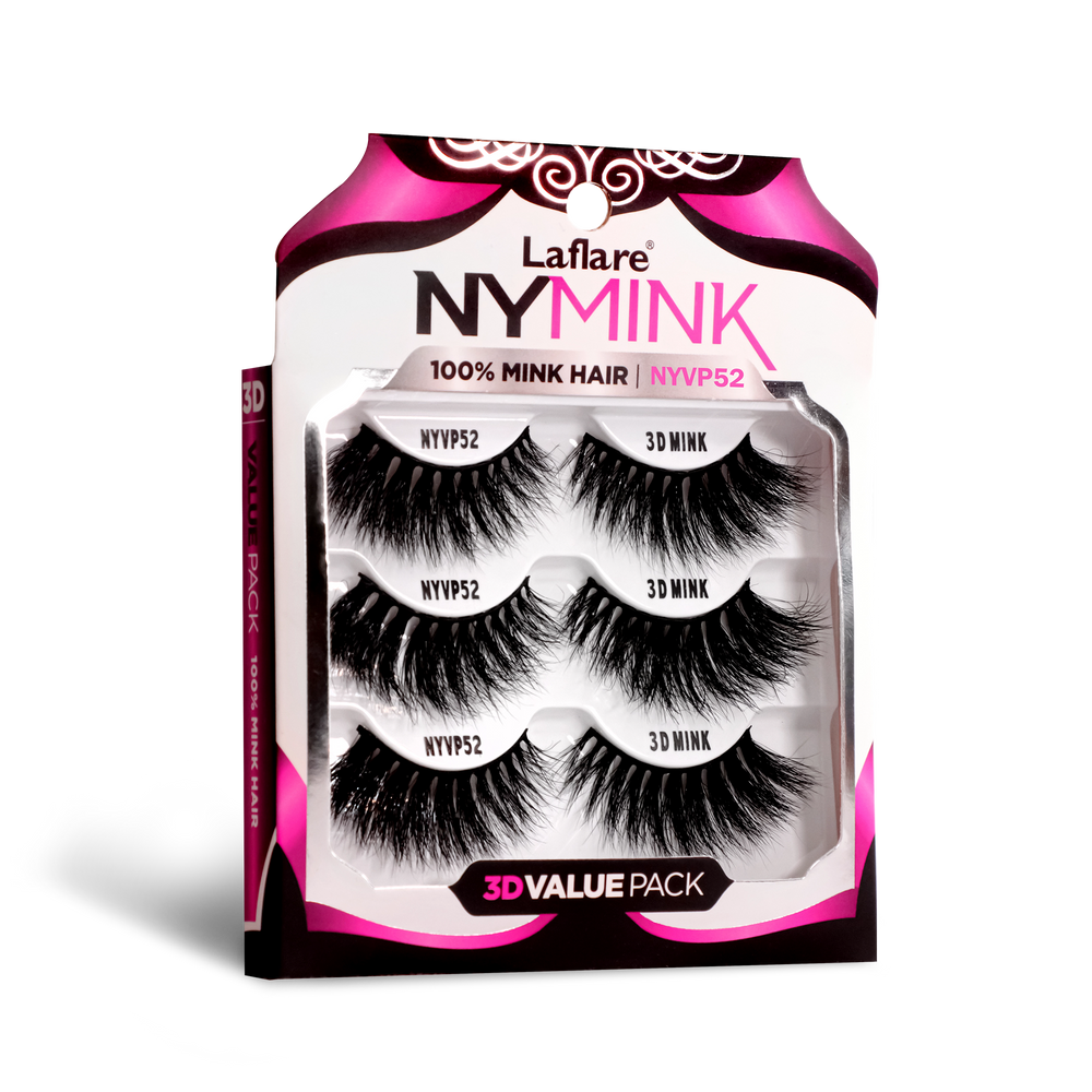 3D NY MINK 3 PAIRS VALUE PACK