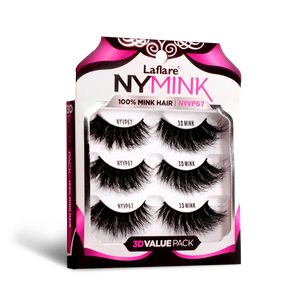 3D NY MINK 3 PAIRS VALUE PACK