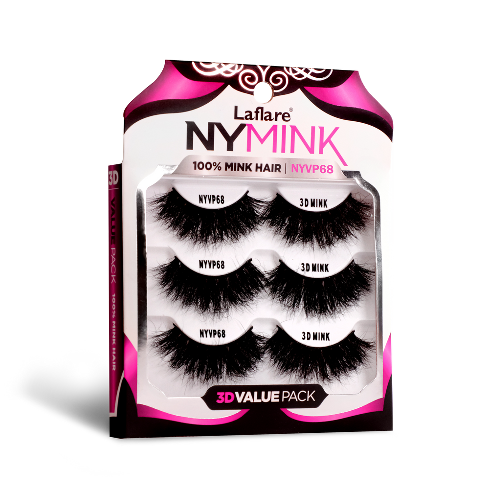 3D NY MINK 3 PAIRS VALUE PACK