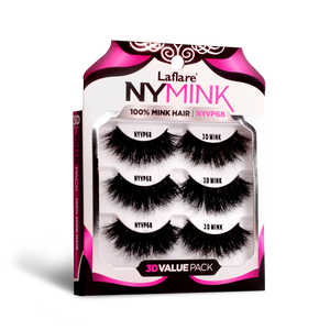 3D NY MINK 3 PAIRS VALUE PACK