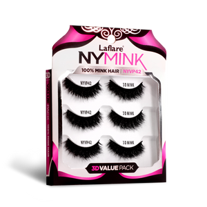 3D NY MINK 3 PAIRS VALUE PACK