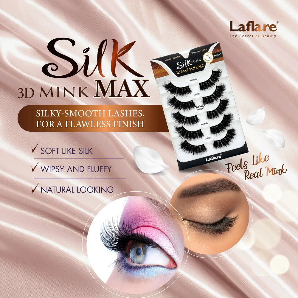 3D SILK MINK MAX VOLUME 5 PAIRS VALUE PACK