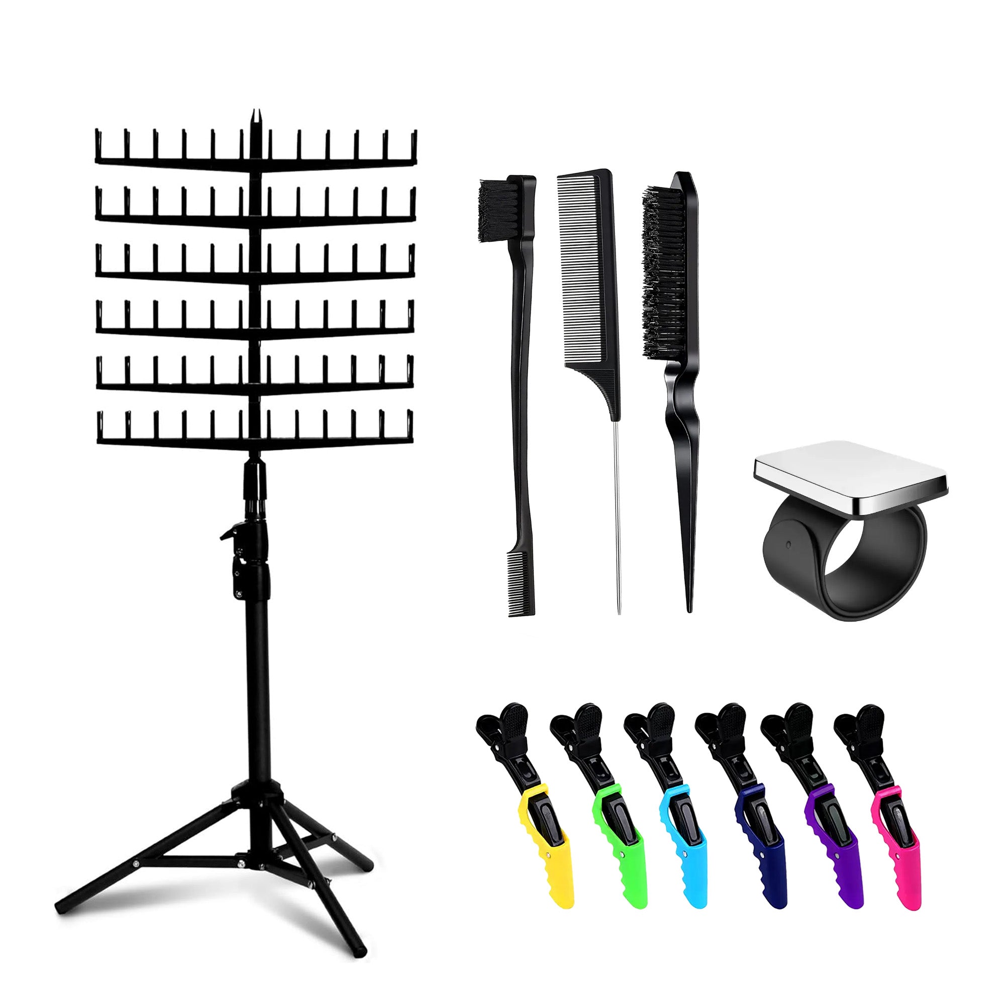 BRAID BOND TRIPOD RACK 144 PEGS BRAIDING HAIR STAND – Laflare USA