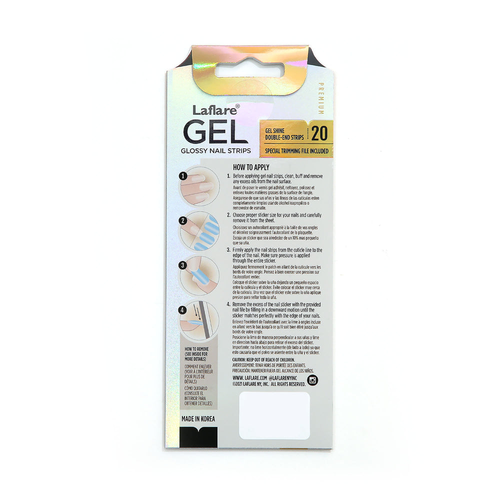 GEL NAIL STRIPS - 45543 Basic Skin