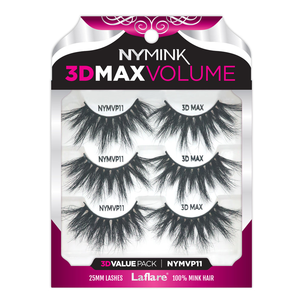 3D NY MAX VOLUME 3 PAIRS VALUE PACK