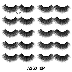 Essential Faux Mink Deluxe 3D Lashes Tabletop Display Set B, 108