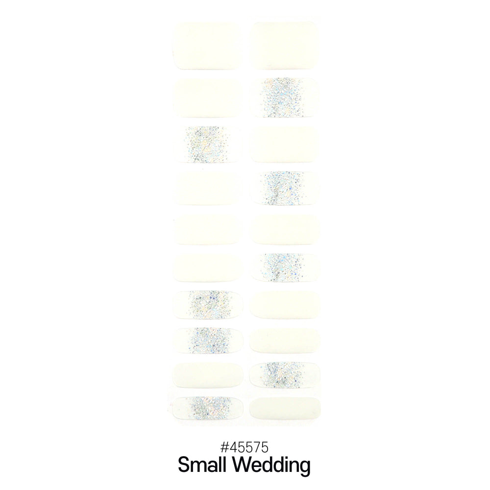 GEL NAIL STRIPS - 45575 Small Wedding