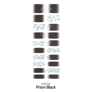 GEL NAIL STRIPS - 45792 Prism Black