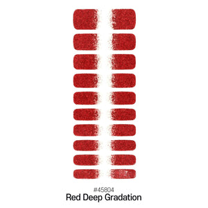
                
                    Load image into Gallery viewer, GEL NAIL STRIPS - 45804 Red Deep Gradation
                
            