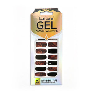 GEL NAIL STRIPS - 45854 Black Amber